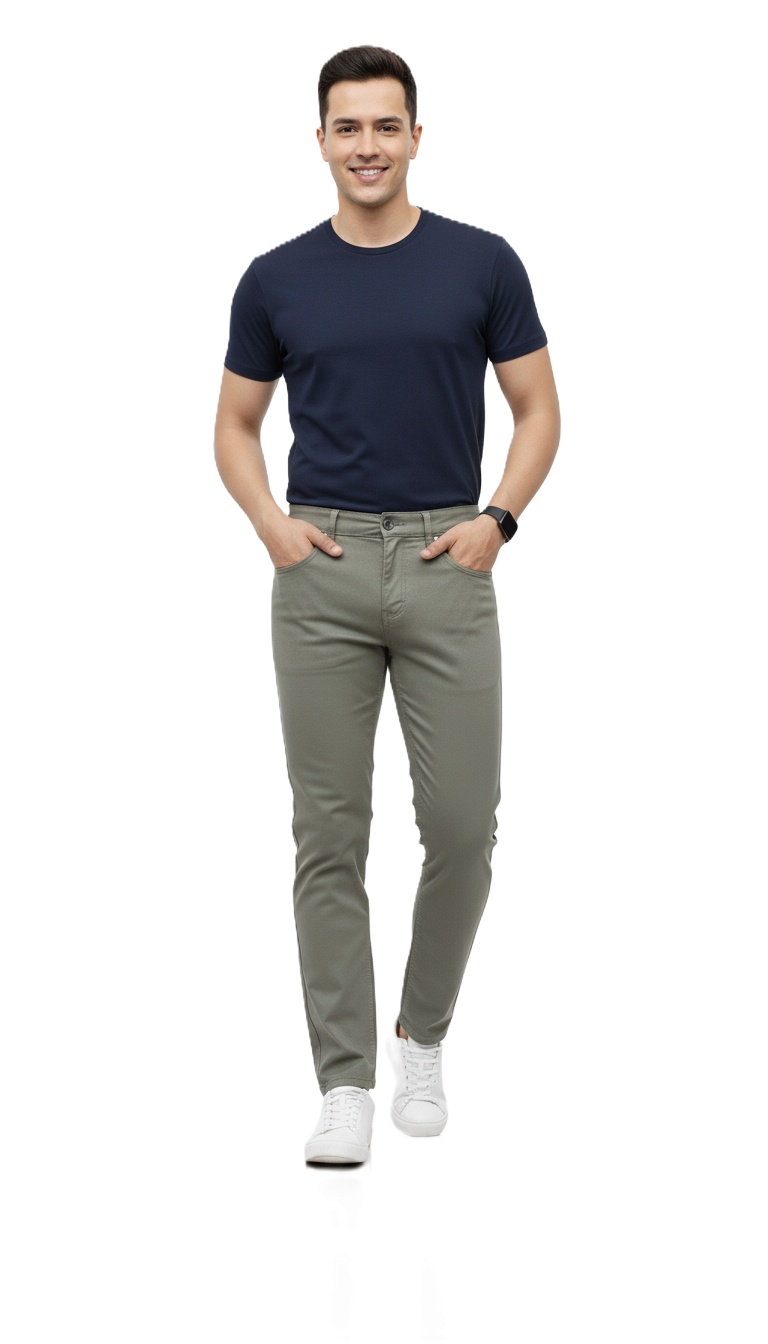 بنطلون جبردين شبابي Slim Fit – ستايل عصري يناسب الجامعة والشغل والخروجات | خامة قطن مريحة وألوان أنيقة تدوم