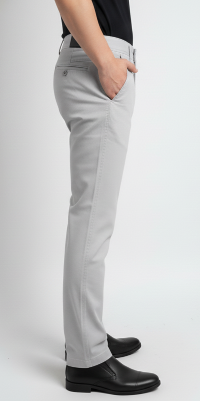 بنطالنا الكلاسيكي الرجالي  صُمم للرجل العملي الأنيق خامة عالية ، قصّة مثالية، ومظهر يليق بمكانتك في العمل أو الاجتماعات كن على ثقةٍ أن كل خطوةٍ ستعكس أسلوبك الراقي  اطلبه وابدأ يومك بثقة